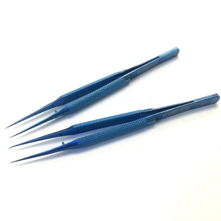 2uul titanium alloy non magnetic tweezers