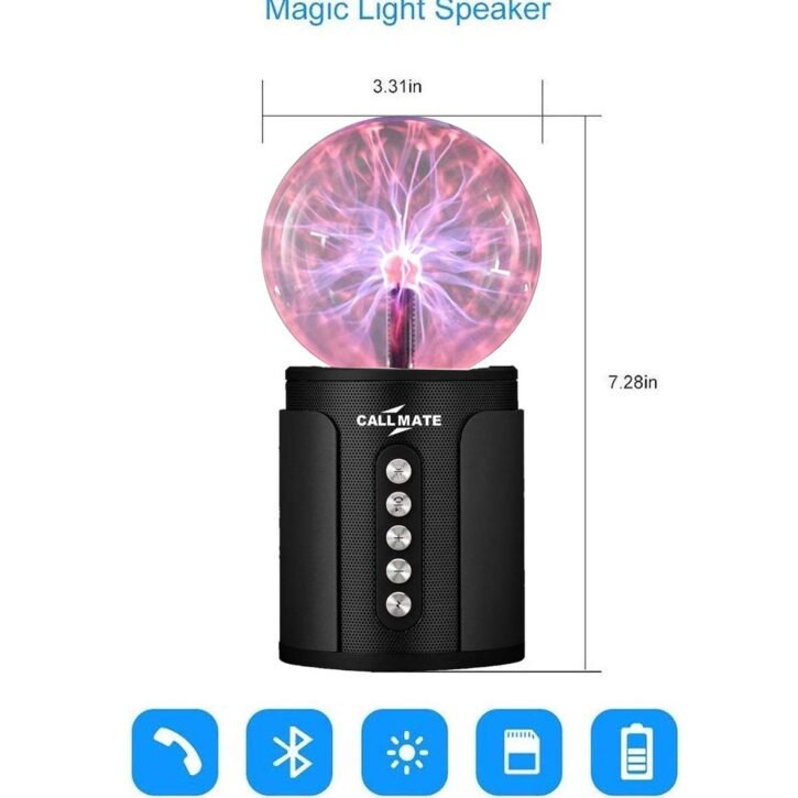 callmate p2 magic plasma ball wireless bluetooth speaker