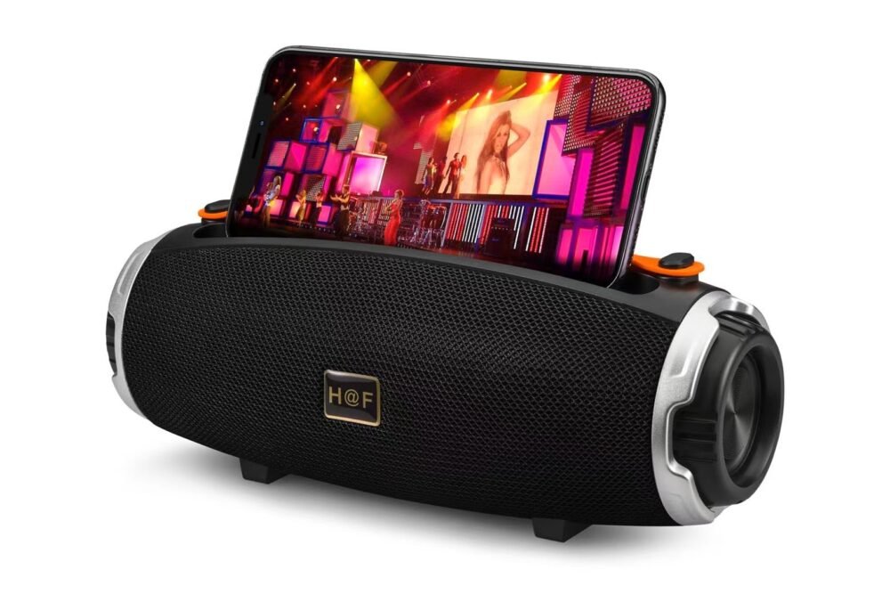 hf f616 10w wireless bluetooth speaker with stand