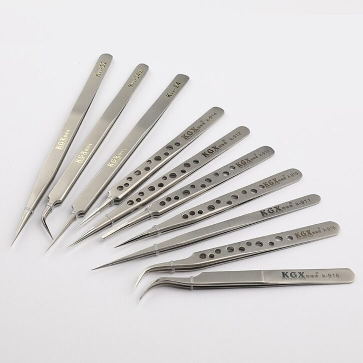 kgx stainless steel high precision tweezers