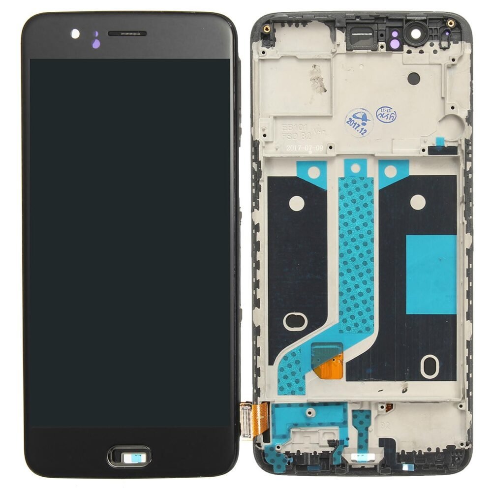 oneplus 5 lcd and digitiser complete w frame a5000