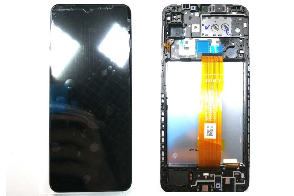 samsung a12 lcd service pack w frame a125f gh82 24490a