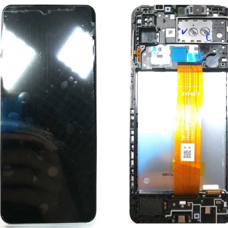 samsung a12 lcd service pack w frame a125f gh82 24490a