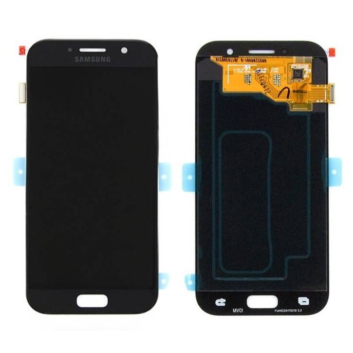 samsung a5 2017 lcd black service pack a520f gh97 19733a