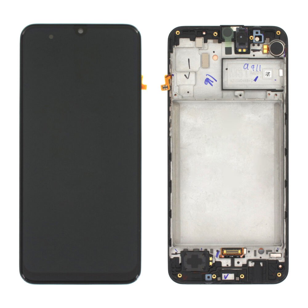 samsung m21s m31 f41 lcd service pack w frame m217 m315 f415 gh82 22631a