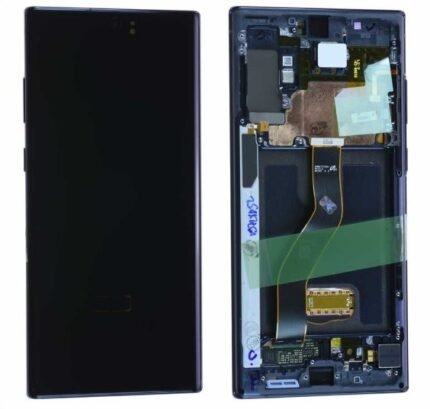 samsung note 10 plus lcd black service pack w frame n975f gh82 20838a