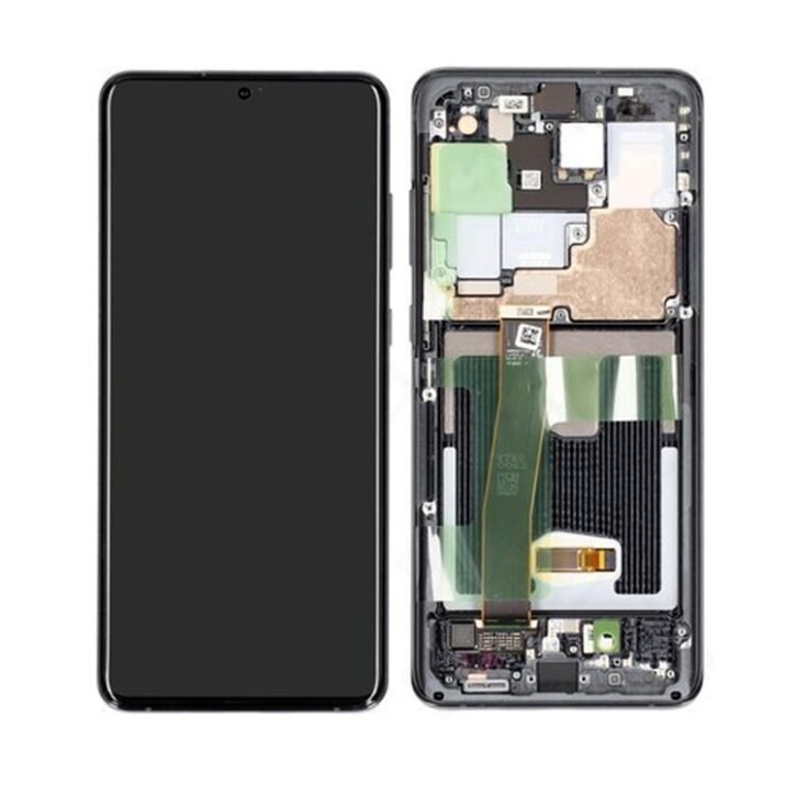 samsung s20 ultra lcd black service pack w frame g988f gh82 22271a