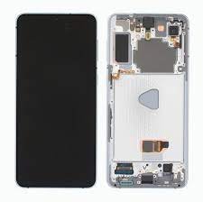 samsung s21 plus lcd silver service pack w frame g996f gh82 24553c