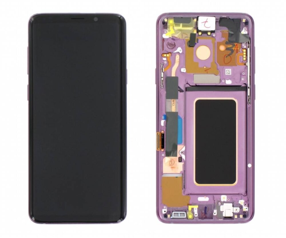 samsung s9 plus lcd lilac purple service pack w frame g965f gh97 21691b