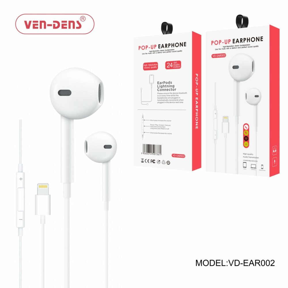 ven dens lightning earphones vd ear002