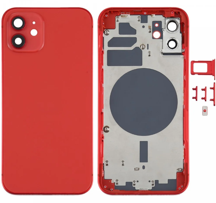 Apple iPhone 12 6.1 Housing with Parts 100 Original Grade A No Battery Charging Flex Red