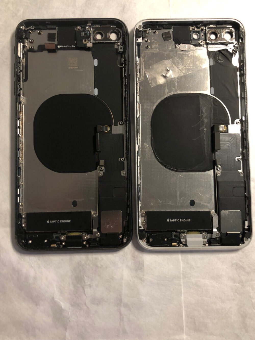 Apple iPhone 8 Plus Housing with Parts 100 Orignal Grade B Black No Battery No Power Volume Flex