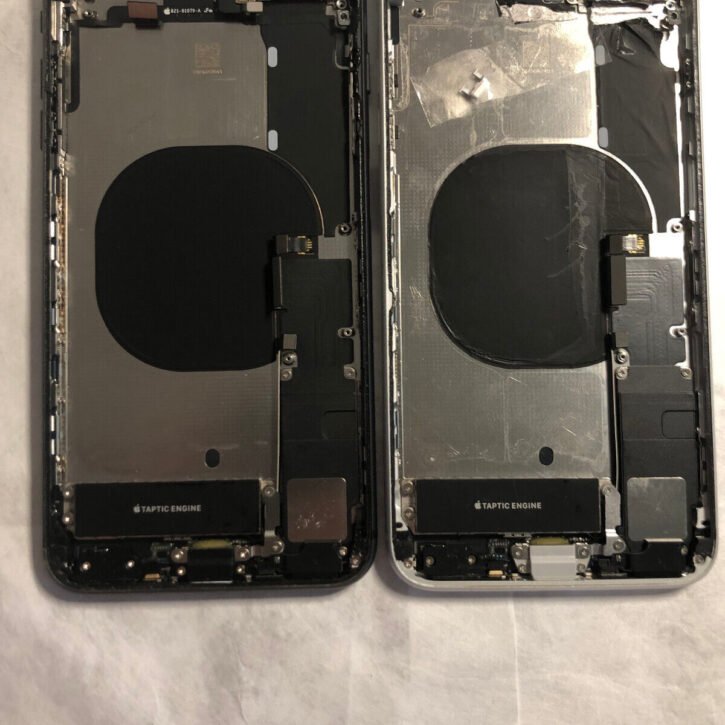 Apple iPhone 8 Plus Housing with Parts 100 Orignal Grade B Black No Battery No Power Volume Flex