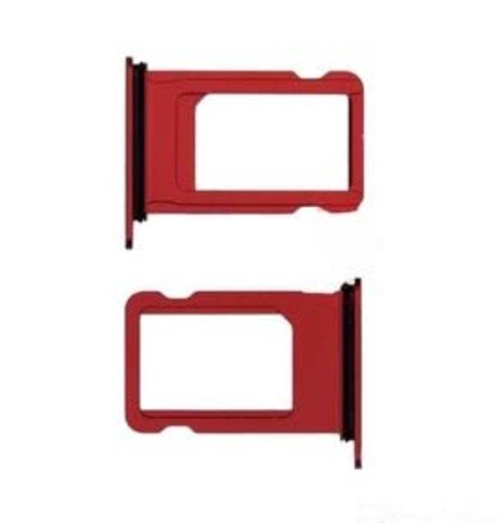 Apple iPhone 8 Sim Tray Red