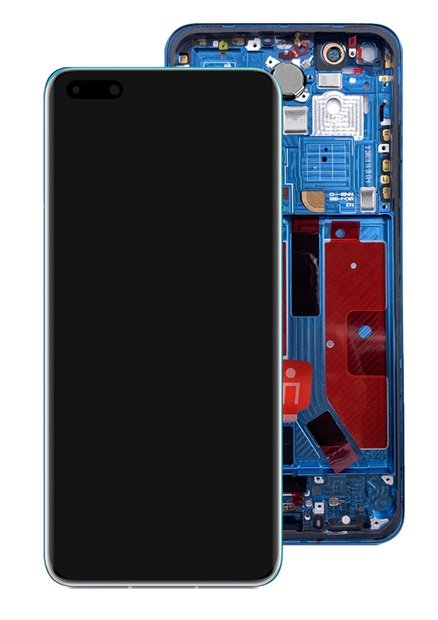 Huawei P40 Pro Lcd With DigitiserW F Service Pack Blue