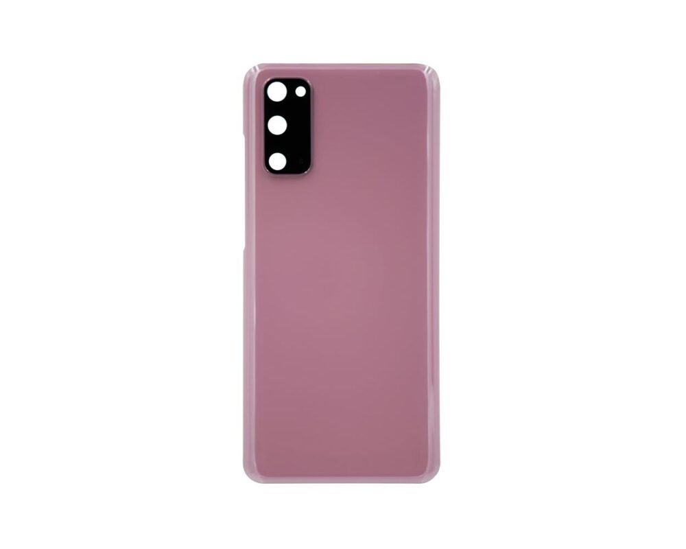 Samsung S20 G980 Battery Back With Lens Cloud Pink