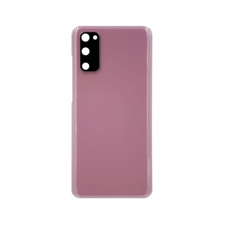 Samsung S20 G980 Battery Back With Lens Cloud Pink