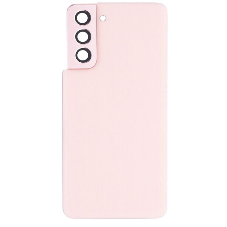 Samsung S21 G991 Camera Lens Cover With Frame Pink