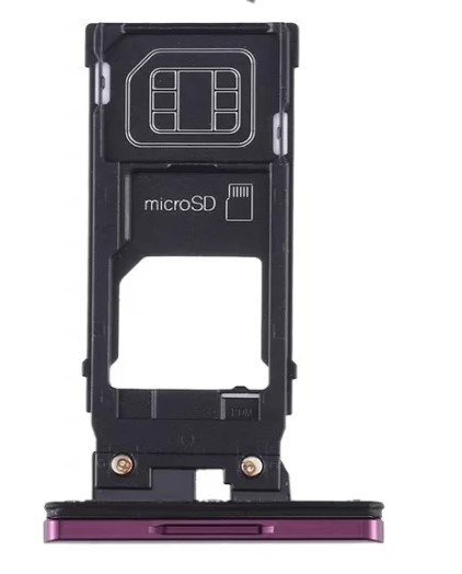 Sony XZ3 Sim Tray Purple