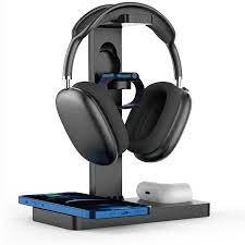 4 in 1 Headphone Stand With Wireless Charger