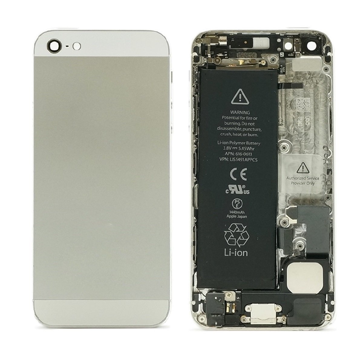 Apple iPhone 6 Housing with Parts Original With Battery Silver Apple iPhone 6 Housing with Parts Original With Battery Silver
