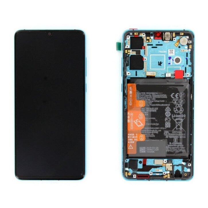 Huawei P30 Pro Lcd With DigitiserW F Service Pack Aurora Blue