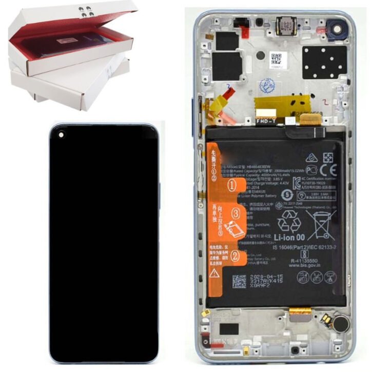 Huawei P40 Lcd With DigitiserW F Service Pack White