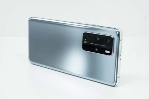 Huawei P40 Pro Battery Back With Lens Silver Frost