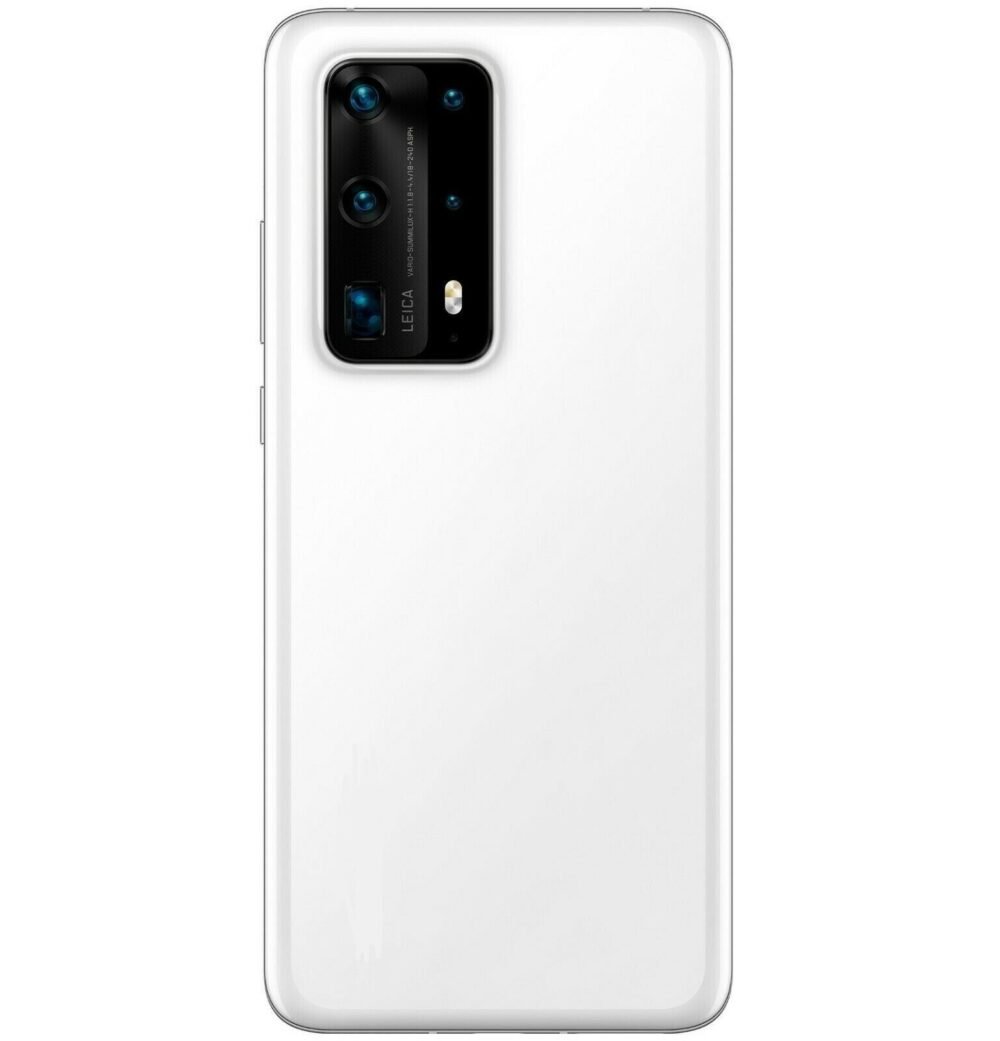 Huawei P40 Pro Plus Battery Back With Lens White Ceramic