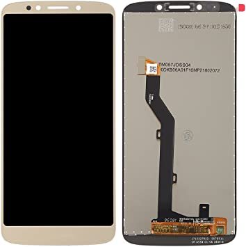 Motorola E5 Plus Lcd With DigitiserN F AfterMarket Gold