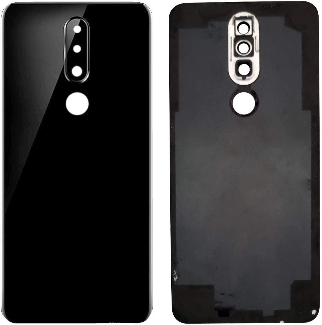 Nokia 5.1 Plus X5 Battery Back With Lens Black Nokia 5.1 Plus X5 Battery Back With Lens Black