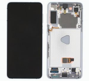 Samsung S21 G991 Lcd With DigitiserW F Service Pack White