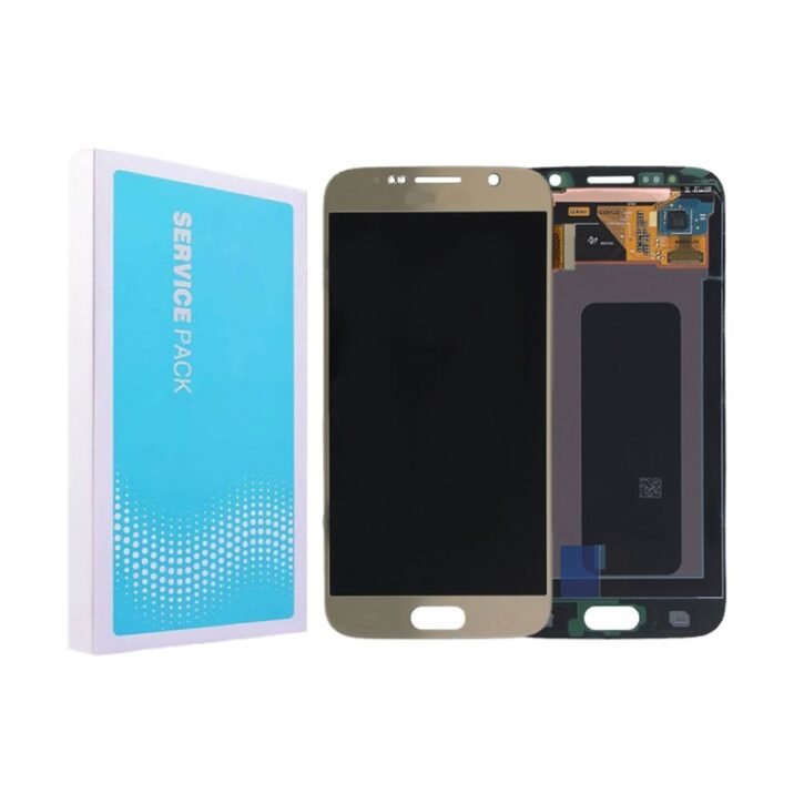 Samsung S6 G920f Lcd With DigitiserN F Service Pack Gold