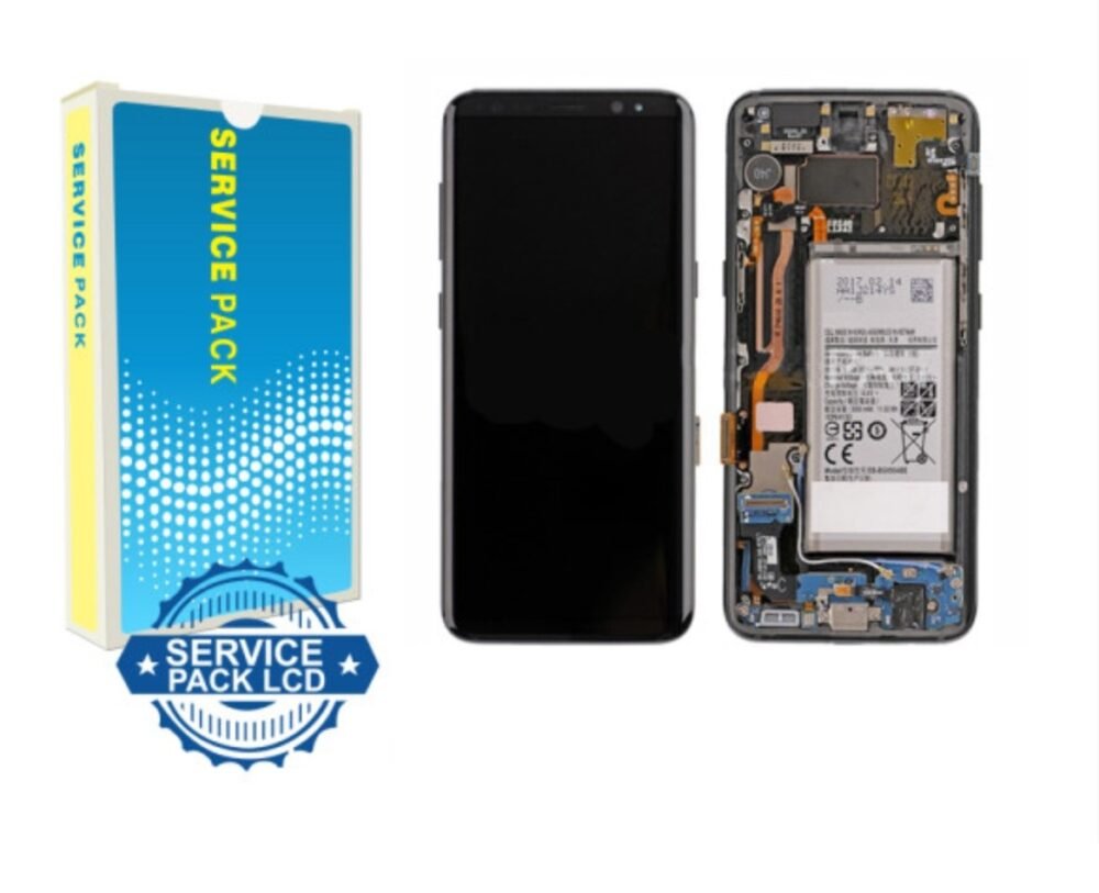 Samsung S8 G950 Lcd With DigitiserW F Service Pack Black