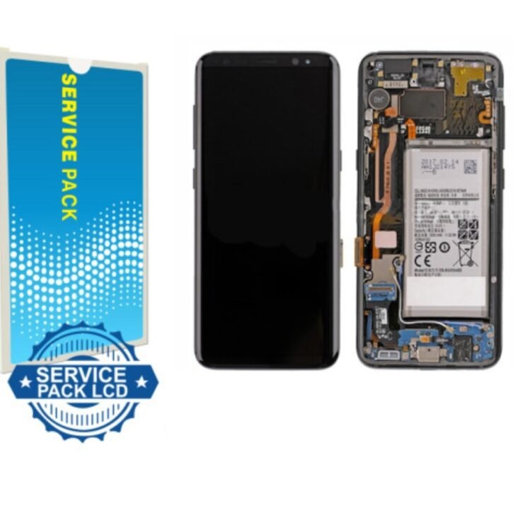 Samsung S8 G950 Lcd With DigitiserW F Service Pack Black