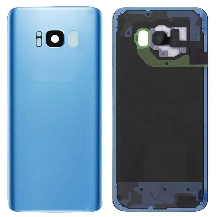 Samsung S8 Plus G955 Battery Back With Lens Blue