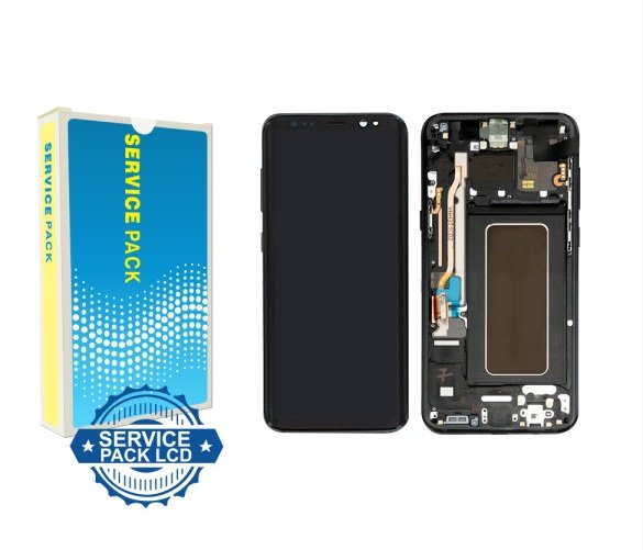 Samsung S8 Plus G955 Lcd With DigitiserW F Service Pack Black