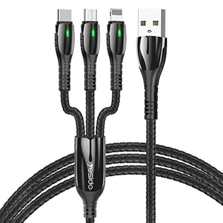 Yesido 3 in 1 cable
