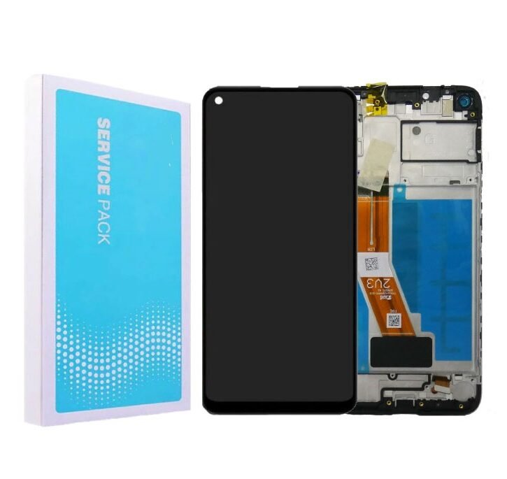 Samsung A11 A115 Lcd With DigitiserWith Frame Service Pack