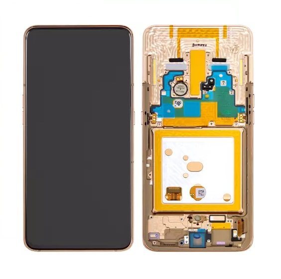 Samsung A80 A805 Lcd With DigitiserW F Service Pack Gold